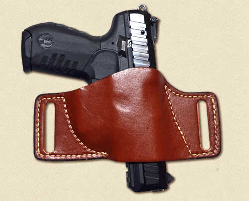 Hunter Company Leather Belt Slide Holster, Chestnut (Tan) Md: 1505